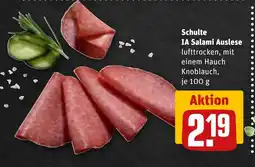 REWE DE Schulte IA Salami Auslese tilbud