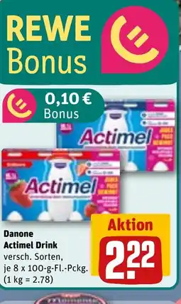 REWE DE Danone Actimel Drink tilbud