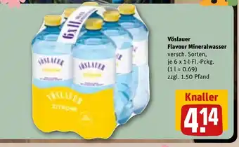 REWE DE Vöslauer Flavour Mineralwasser tilbud