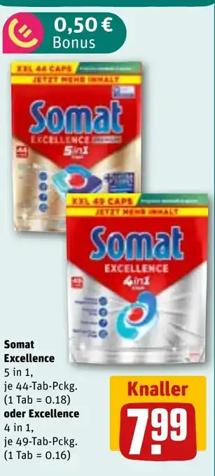 REWE DE Somat Excellence oder Excellence tilbud