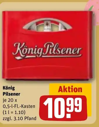 REWE DE König Pilsener tilbud