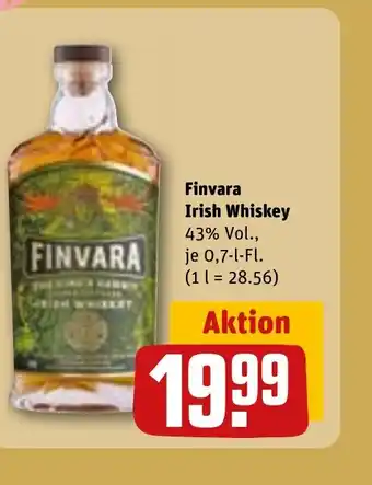 REWE DE Finvara Irish Whiskey tilbud