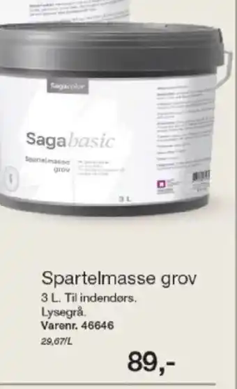 Harald Nyborg Spartelmasse grov tilbud