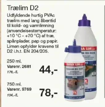 Harald Nyborg Trælim D2 tilbud