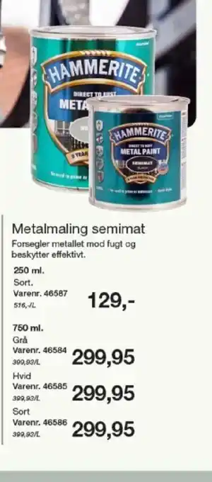 Harald Nyborg Metalmaling semimat tilbud