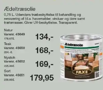 Harald Nyborg Ædeltræsolie tilbud