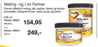 Harald Nyborg Maling- og Lak Fjerner tilbud