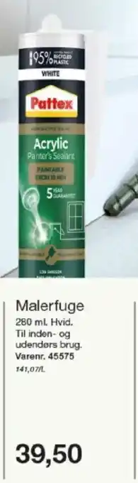 Harald Nyborg Pattex Malerfuge tilbud