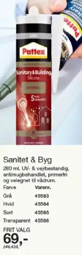 Harald Nyborg Pattex Sanitet & Byg tilbud