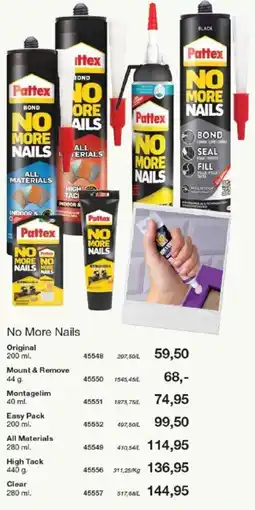 Harald Nyborg Pattex No More Nails tilbud