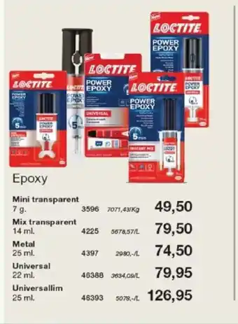 Harald Nyborg LOCTITE Epoxy tilbud