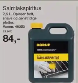 Harald Nyborg BORUP Salmiakspiritus tilbud
