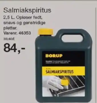 Harald Nyborg BORUP Salmiakspiritus tilbud