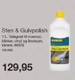 Harald Nyborg BORUP Sten & Gulvpolish tilbud