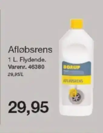 Harald Nyborg BORUP Afløbsrens tilbud