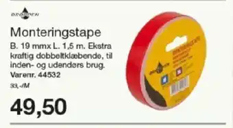 Harald Nyborg Monteringstape tilbud
