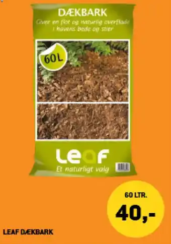 XL-BYG Leaf dækbark tilbud