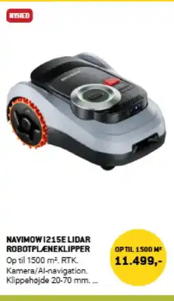 XL-BYG Navimow I215E lidar robotplæneklipper tilbud