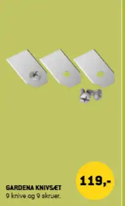 XL-BYG Gardena knivsæt tilbud