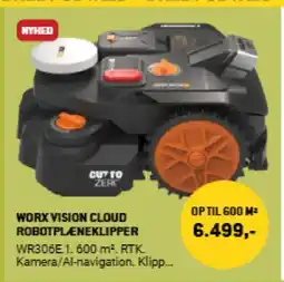XL-BYG Worx Vision cloud robotplæneklipper tilbud