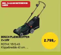 XL-BYG Bosch pleneklipper 2x18v tilbud