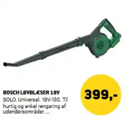 XL-BYG Bosch lovblæser 18v tilbud