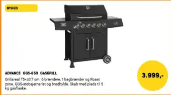 XL-BYG Advance GGS-650 gasgrill tilbud
