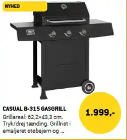 XL-BYG Casual B-315 gasgrill tilbud