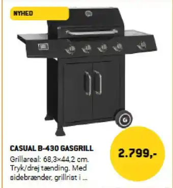 XL-BYG Casual B-430 gasgrill tilbud
