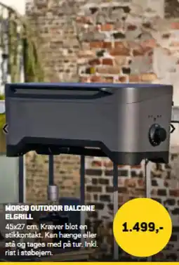 XL-BYG Morso Outdoor balcone elgrill tilbud
