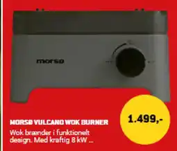 XL-BYG Morso Vulcano wok burner tilbud