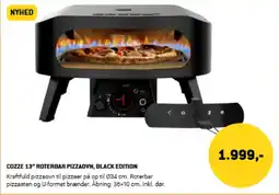XL-BYG Cozze 13" roterbar pizzaovn, Black edition tilbud