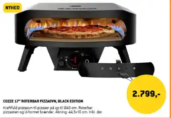 XL-BYG Cozze 17" roterbar pizzaovn, Black edition tilbud