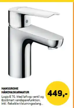 XL-BYG Hansgrohe håndvaskarmatur tilbud