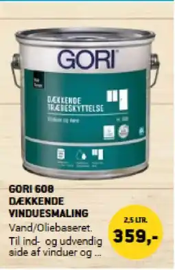 XL-BYG Gori 608 Dækkende vinduesmaling tilbud