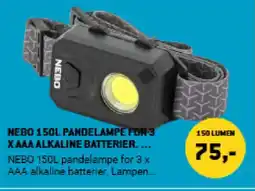 XL-BYG Nebo 150L pandelampe for 3 X AAA alkaline batterier tilbud