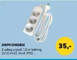 XL-BYG Gripo stikdåse tilbud