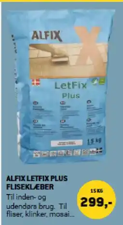 XL-BYG Alfix letfix plus fliseklæber tilbud