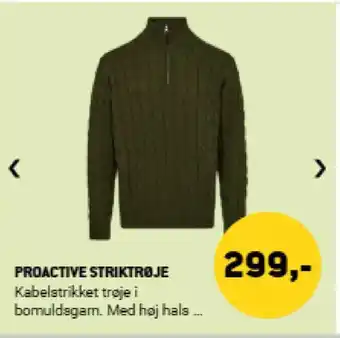 XL-BYG Proactive striktrøje tilbud