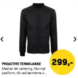 XL-BYG Proactive termojakke tilbud