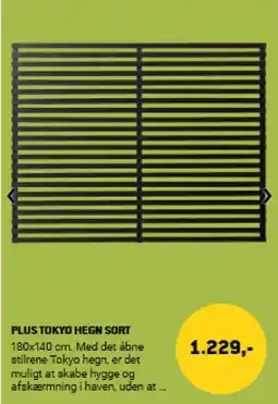 XL-BYG Plus Tokyo hegn sort tilbud