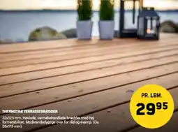 XL-BYG Thermotræ terrassebrædder tilbud