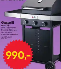 BigDollar BBQ King Gasgrill tilbud