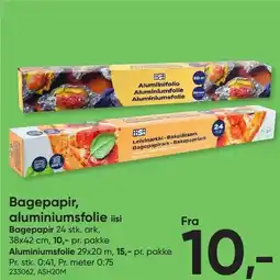 BigDollar Bagepapir aluminiumsfolie iisi tilbud