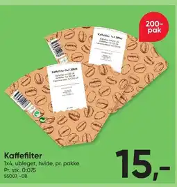 BigDollar Kaffefilter tilbud