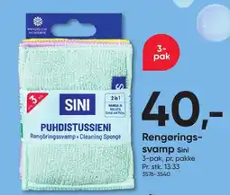 BigDollar SINI Rengørings- svamp tilbud
