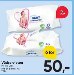 BigDollar Vådservietter tilbud