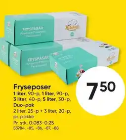 BigDollar Fryseposer tilbud