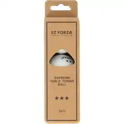 Sport 24 FZ FORZA 3-Pak Supreme 3-Star Bordtennisbolde tilbud