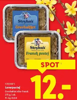Lidl Stryhns Leverpostej tilbud